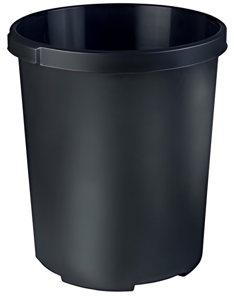 HAN Corbeille à papier KLASSIK XXL, PP, 50 litres, noir