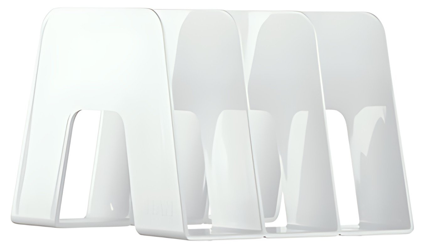 HAN Porte-revues SORTER, A4, 3 compartiments, blanc
