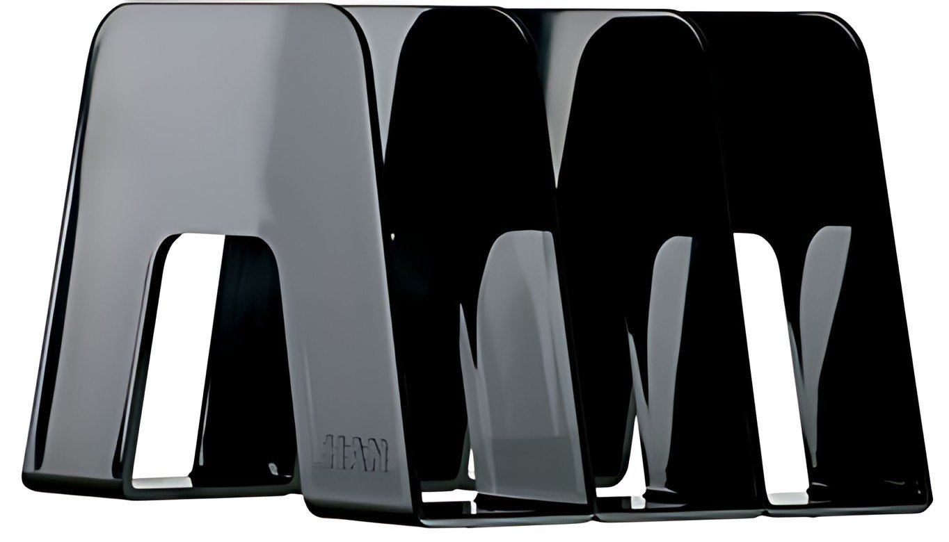 HAN Porte-revues SORTER, A4, 3 compartiments, noir