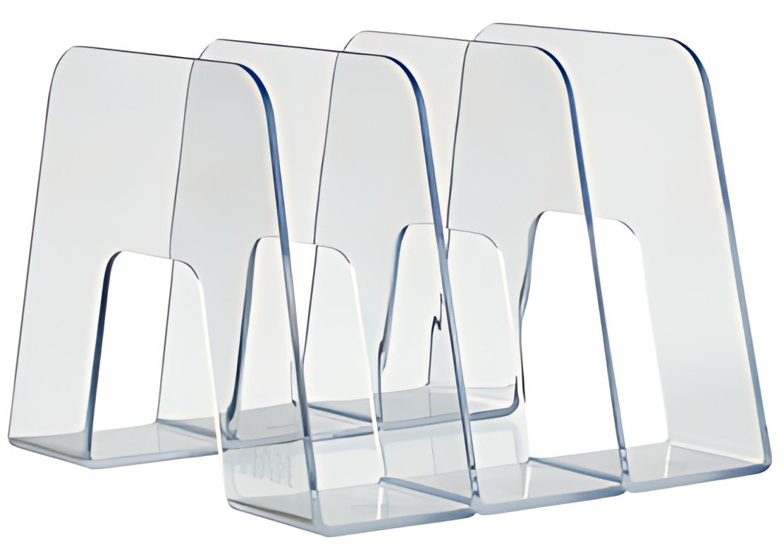 HAN Porte-revues SORTER, A4, 3 compartiments, transparent