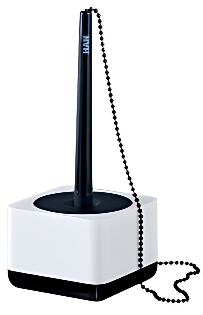 HAN Porte-stylo à bille i-Line, plastique, blanc / noir