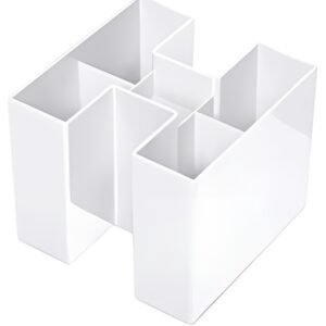 HAN Multipot à crayons BRAVO, 5 compartiments, blanc