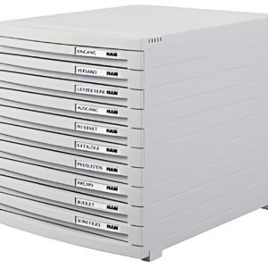 HAN Module de classement CONTUR, 10 tiroirs, gris clair