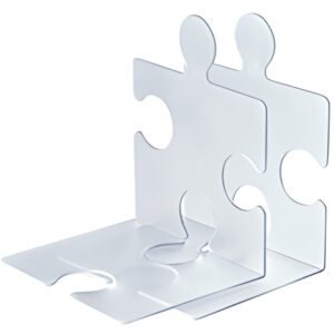 HAN Serre-livres PUZZLE, set de 2, translucide
