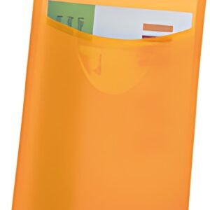 HAN Porte-cartes de visite COGNITO, orange translucide