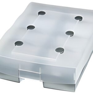 HAN Boîte pour cartes de visite VIP XXL, gris translucide