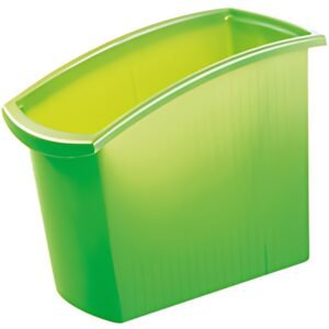 HAN Corbeille à papier MONDO, PP, 18 litres,vert translucide