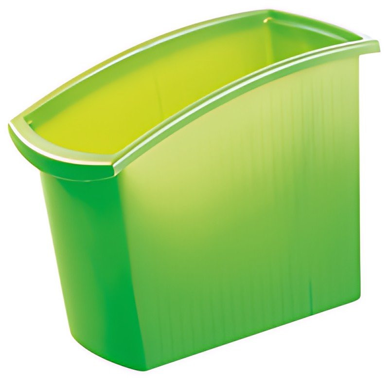 HAN Corbeille à papier MONDO, PP, 18 litres,vert translucide