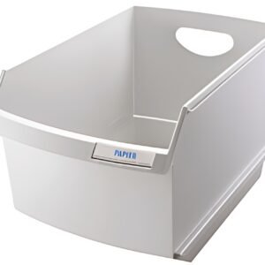 HAN Bac à papier LOGO-DRIVE, polystyrène, 25 litres, gris