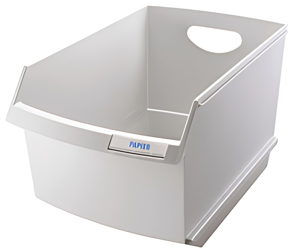 HAN Bac à papier LOGO-DRIVE, polystyrène, 25 litres, gris