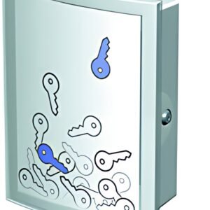 HAN Boîte à clés INDEX, pour 63 clés, gris clair
