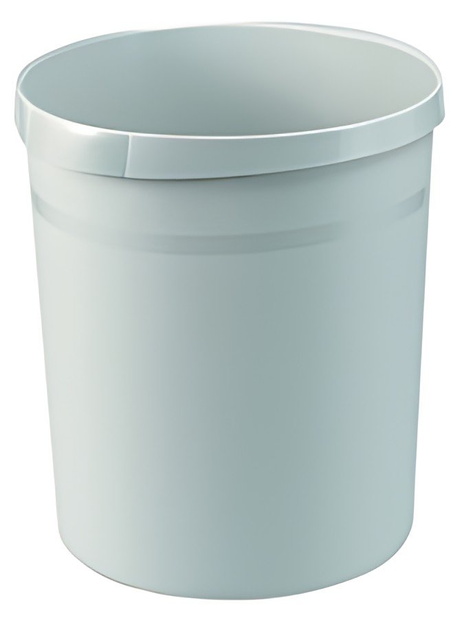 HAN Corbeille à papier GRIP, PP, 18 litres, gris clair
