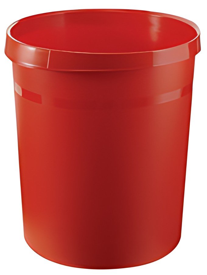 HAN Corbeille à papier GRIP, PP, 18 litres, rouge