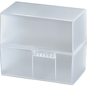 HAN Boîte à fiches, A6 paysage, plastique, blanc translucide