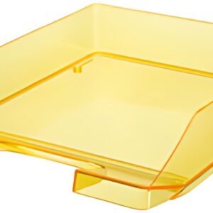 HAN Corbeille à courrier KLASSIK TRANSPARENT, A4, jaune