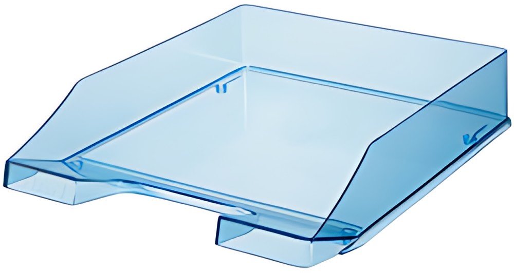 HAN Corbeille à courrier KLASSIK TRANSPARENT, A4, bleu