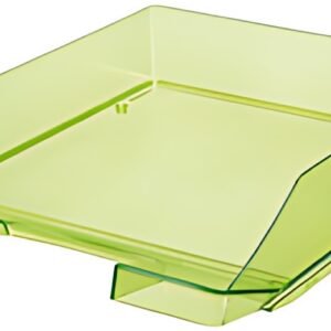 HAN Corbeille à courrier KLASSIK TRANSPARENT, A4, vert