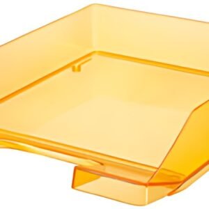 HAN Corbeille à courrier KLASSIK TRANSPARENT, A4, orange