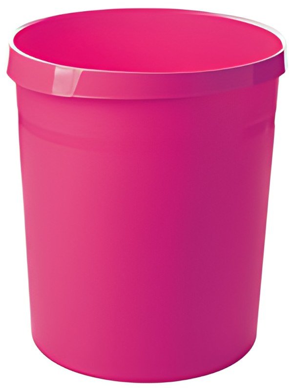 HAN Corbeille à papier GRIP TREND COLOURS, PP, 18 L, rose