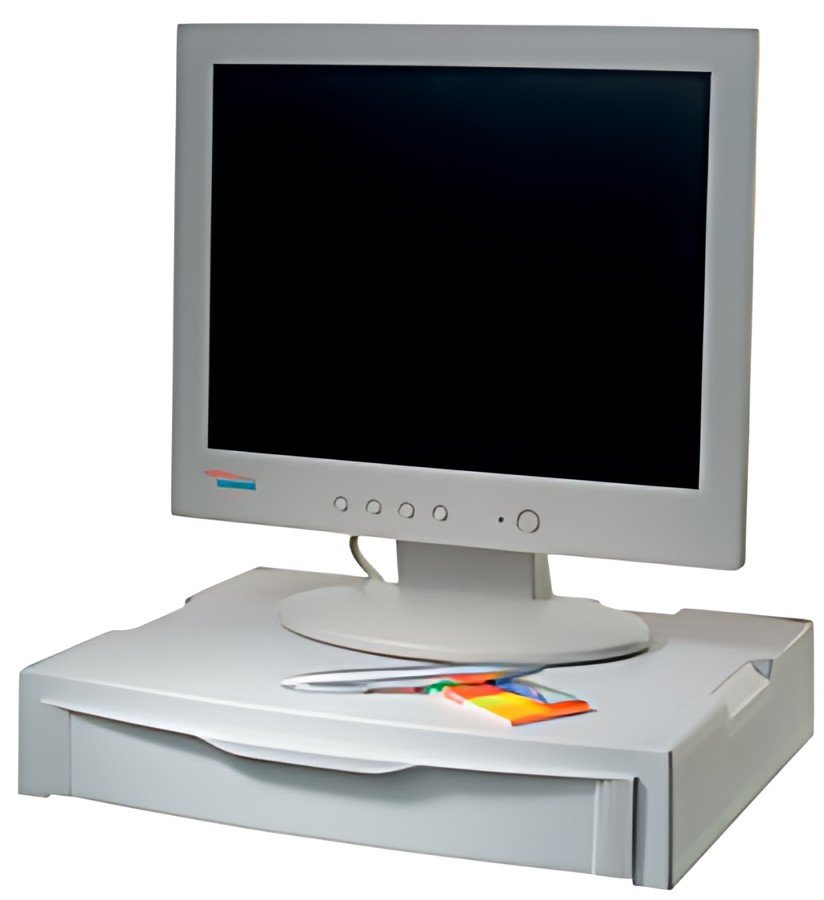 HAN Support pour écran & imprimante MONITOR STAND, noir