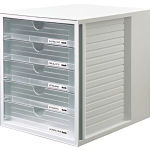 HAN Module de classement SYSTEMBOX, 5 tiroirs, gris/clair