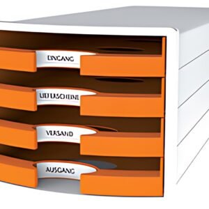 HAN Module de rangement IMPULS 2.0, 4 tiroirs ouverts, blanc