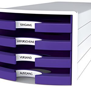 HAN Module de rangement IMPULS 2.0, 4 tiroirs ouverts, blanc