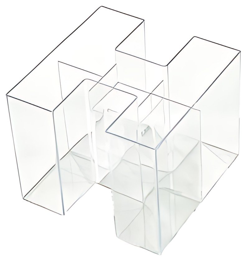 HAN Multipot à crayons BRAVO, 5 compartiments, transparent