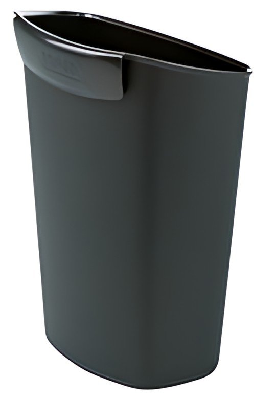 HAN Insert à déchets, PP, 2,5 L, sans couvercle, noir