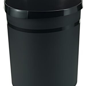 HAN Corbeille à papier GRIP KARMA, plastique, 18 L, noir