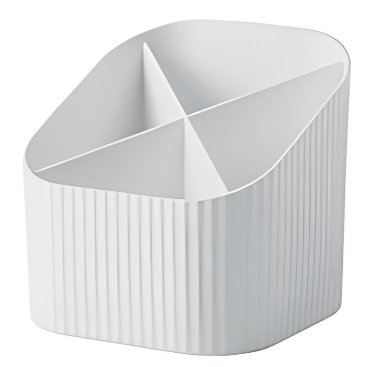 HAN Multipot à crayons Re-X-LOOP, plastique éco, blanc