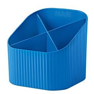 HAN Multipot à crayons Re-X-LOOP, plastique éco, bleu