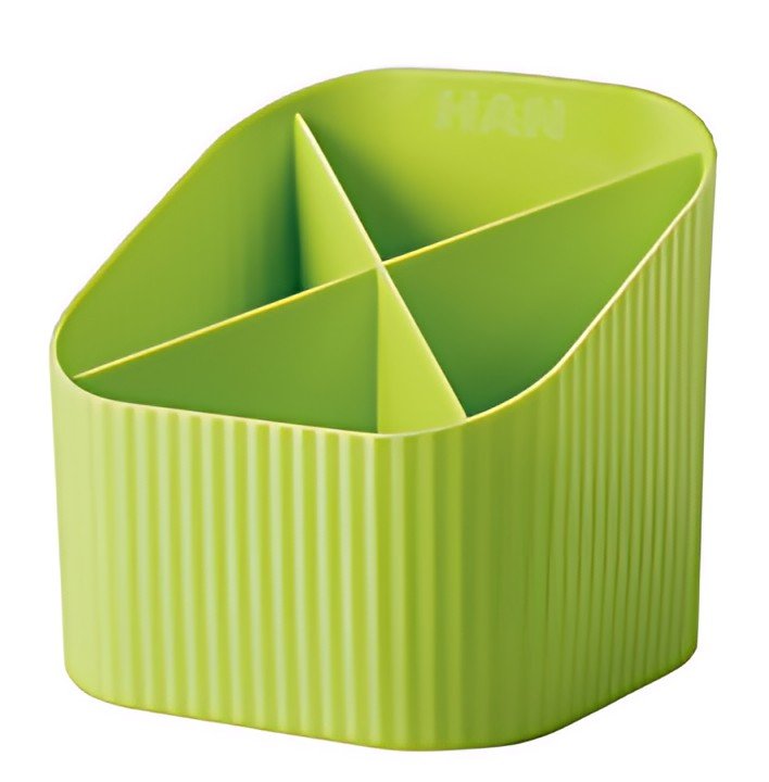 HAN Multipot à crayons Re-X-LOOP, plastique éco, citron vert