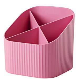 HAN Multipot à crayons Re-X-LOOP, plastique éco, rose