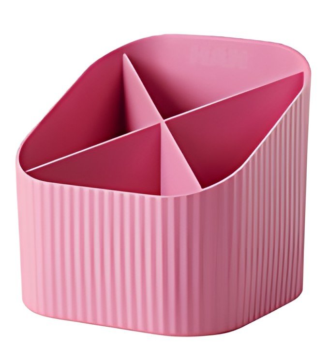 HAN Multipot à crayons Re-X-LOOP, plastique éco, rose