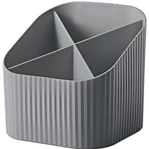 HAN Multipot à crayons Re-X-LOOP, plastique éco, gris foncé