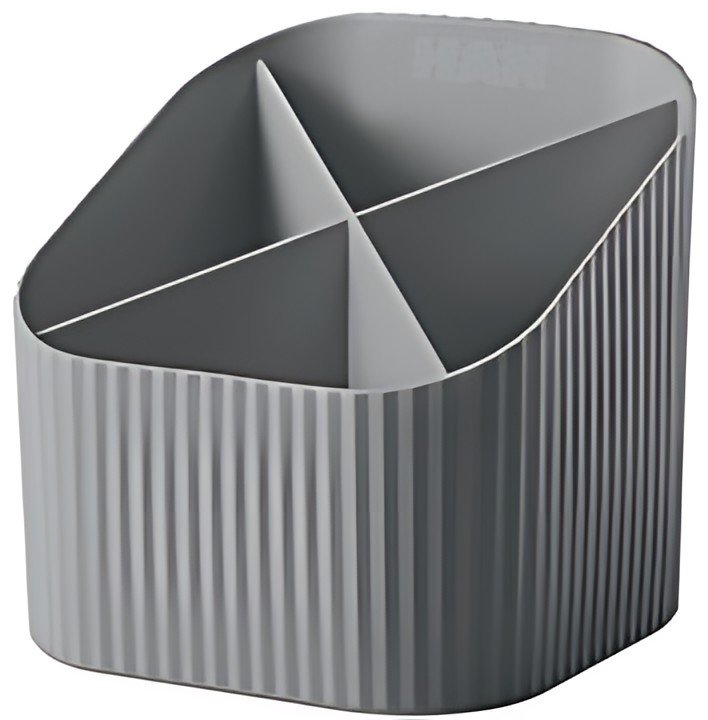 HAN Multipot à crayons Re-X-LOOP, plastique éco, gris foncé