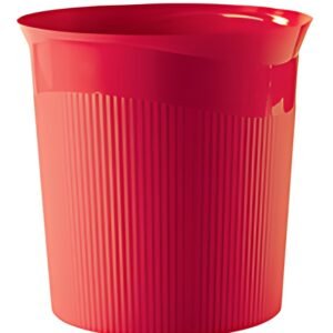 HAN Corbeille à papier Re-LOOP, 13 litres, rouge