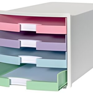 HAN Module de classement IMPULS, 4 tiroirs, blanc/pastel