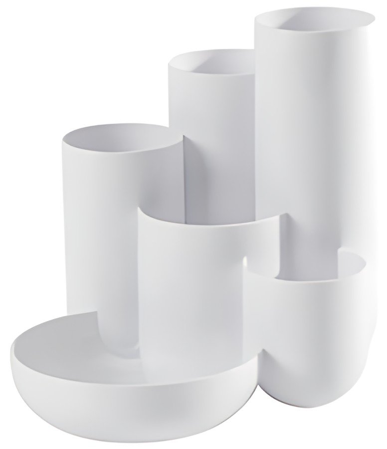 HAN Multipot à crayons CAMPUS, 6 pots, polystyrène, blanc