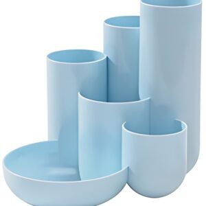 HAN Multipot à crayons CAMPUS, 6 pots, bleu pastel