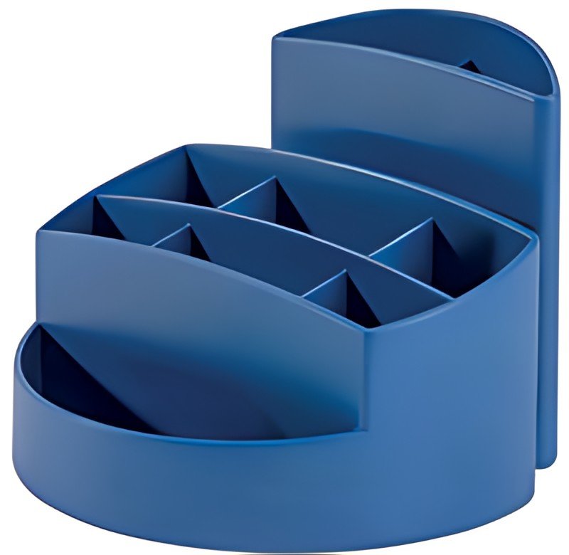 HAN Multipot à crayons RONDO KARMA, 9 compartiments, bleu