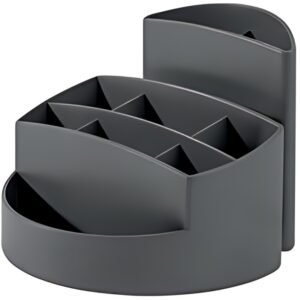 HAN Multipot à crayons RONDO KARMA, 9 compartiments, gris
