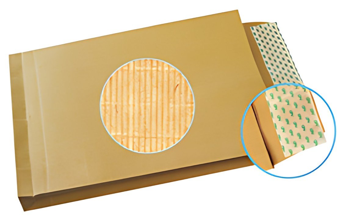 GPV Pochettes à soufflets, B4, 250 x 353 mm, kraft armé brun
