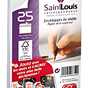 GPV Enveloppes de visite Saint Louis, 90 x 140 mm, blanc