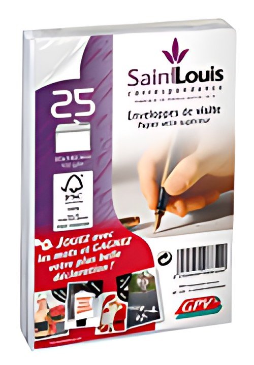 GPV Enveloppes de visite Saint Louis, 90 x 140 mm, blanc