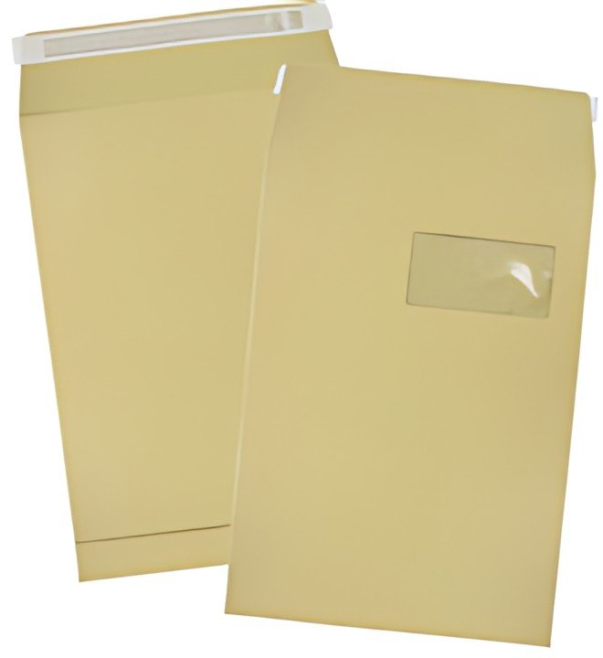 GPV Pochettes à soufflets, C4, 229 x 324 mm, kraft brun