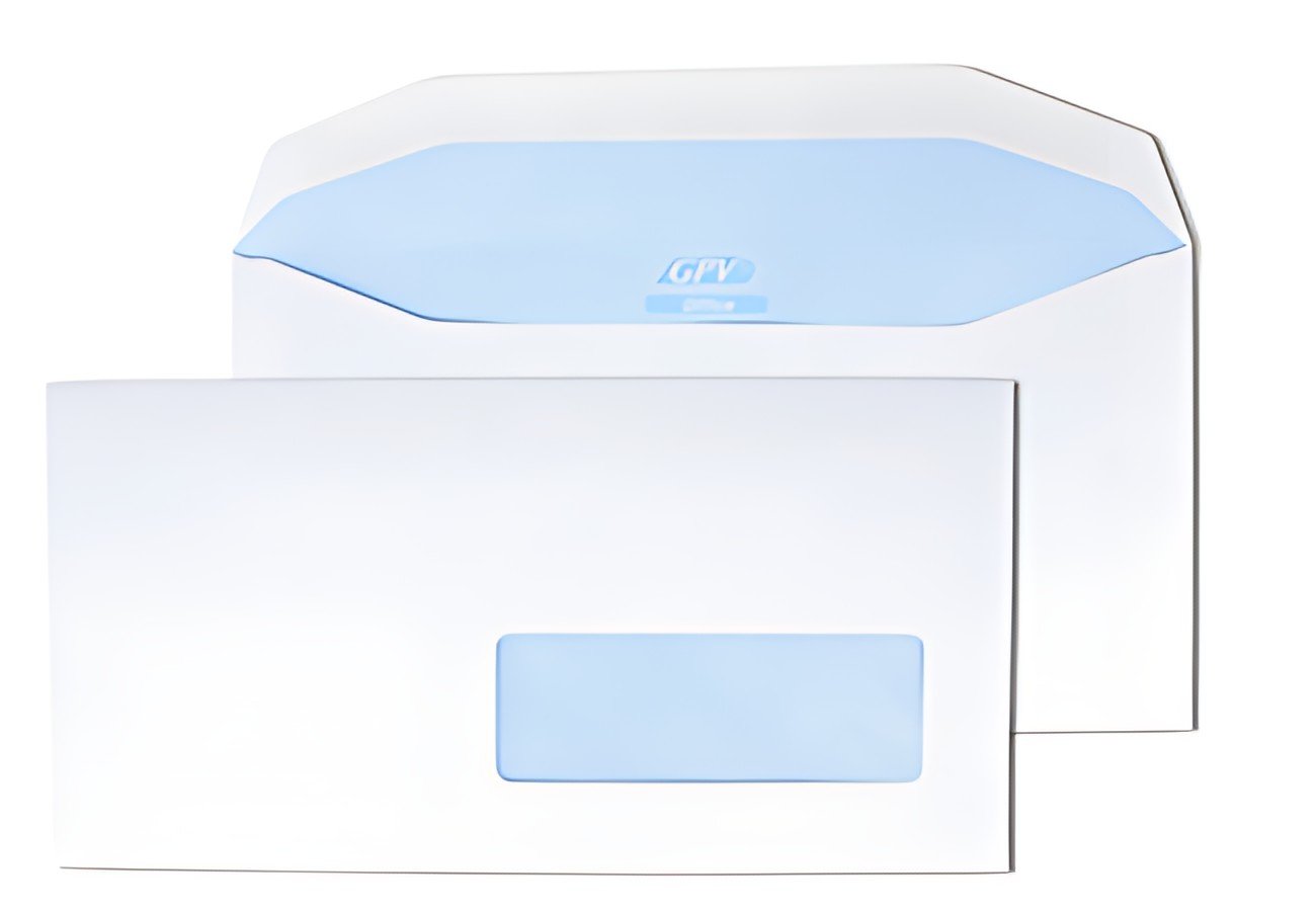 GPV Enveloppes ENVEL'MATIC OFFICE, 162 x 229 mm, blanc