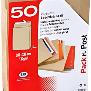 GPV Pochettes à soufflets, C4, 229 x 324 mm, avec fenêtre