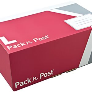 GPV Boîte postale S, en carton, rouge / gris